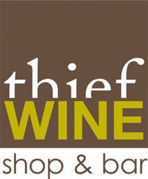 THIEF WINE SHOP & BAR logo