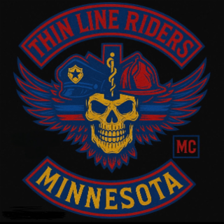 THIN LINE RIDERS MINNESOTA MC logo