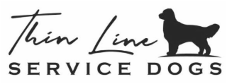 THIN LINE SERVICE DOGS logo