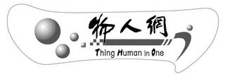 THING HUMAN IN ONE logo