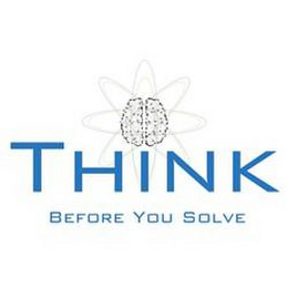 THINK BEFORE YOU SOLVE logo