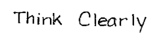 THINK CLEARLY logo