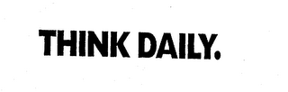 THINK DAILY. logo