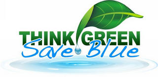 THINK GREEN SAVE BLUE logo