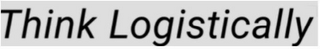 THINK LOGISTICALLY logo