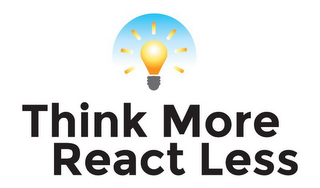 THINK MORE REACT LESS logo