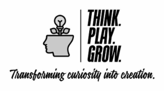 THINK. PLAY. GROW. TRANSFORMING CURIOSITY INTO CREATION. logo