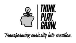 THINK. PLAY. GROW. TRANSFORMING CURIOSITY INTO CREATION. logo