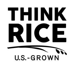 THINK RICE U.S.-GROWN logo