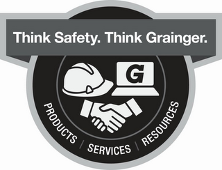 THINK SAFETY. THINK GRAINGER. PRODUCTS SERVICES RESOURCES G logo