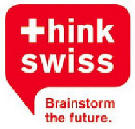 THINK SWISS BRAINSTORM THE FUTURE. logo