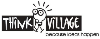 THINK VILLAGE BECAUSE IDEAS HAPPEN logo