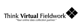 THINK VIRTUAL FIELDWORK "YOUR ONLINE DATA COLLECTION PARTNER" logo