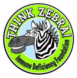 THINK ZEBRA! IMMUNE DEFICIENCY FOUNDATION logo
