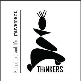 THINKERS  NOT JUST A BRAND IT'S A MOVEMENT logo