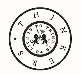 THINKERS TO THINK IS TO LIVE logo