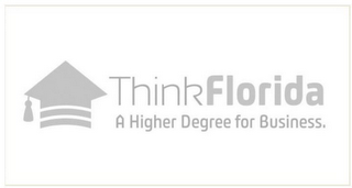 THINKFLORIDA A HIGHER DEGREE FOR BUSINESS logo