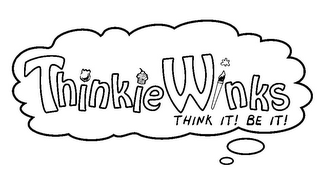 THINKIE WINKS THINK IT! BE IT! logo