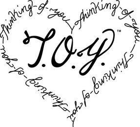 THINKING OF YOU T.O.Y logo