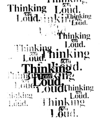 THINKING OUT LOUD logo