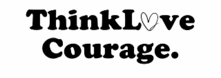 THINKLVE COURAGE. logo