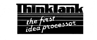 THINKTANK THE FIRST IDEA PROCESSOR logo