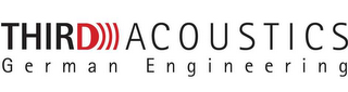 THIRD ACOUSTICS GERMAN ENGINEERING logo