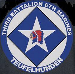 THIRD BATTALION 6TH MARINES TEUFELHUNDEN logo