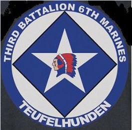 THIRD BATTALION 6TH MARINES TEUFELHUNDEN logo