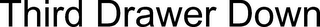 THIRD DRAWER DOWN logo