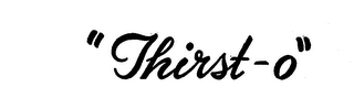 "THIRST-O" logo