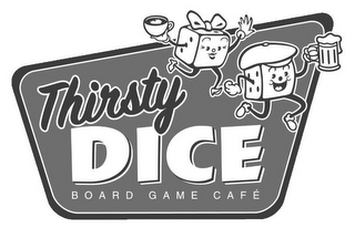 THIRSTY DICE BOARD GAME CAFE logo