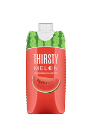THIRSTY MELON WATERMELON WATER logo