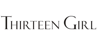 THIRTEEN GIRL logo