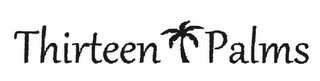 THIRTEEN PALMS logo