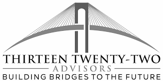 THIRTEEN TWENTY-TWO ADVISORS BUILDING BRIDGES TO THE FUTURE logo