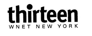 THIRTEEN WNET NEW YORK logo