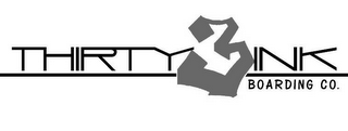 THIRTY3 INK BOARDING CO. logo