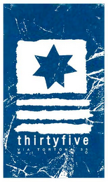 THIRTYFIVE VIA TORTONA 35 MILANO logo