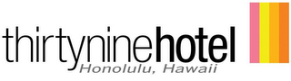 THIRTYNINEHOTEL HONOLULU, HAWAII logo