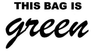 THIS BAG IS GREEN logo