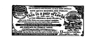 THIS IS A PAIR OF LEVI'S logo