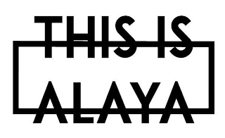 THIS IS ALAYA logo