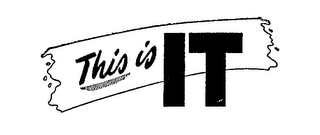 THIS IS IT logo
