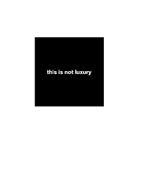 THIS IS NOT LUXURY logo