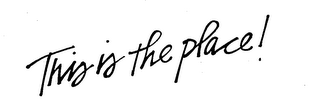 THIS IS THE PLACE! logo