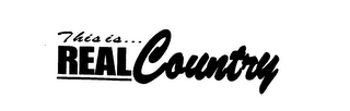 THIS IS...REAL COUNTRY logo