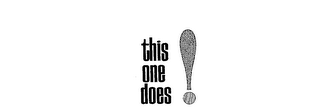 THIS ONE DOES! logo