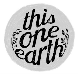 THIS ONE EARTH logo