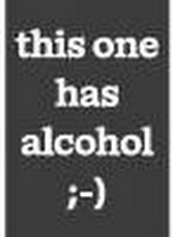 THIS ONE HAS ALCOHOL ;-) logo
